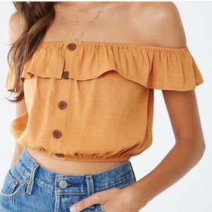 Forever 21 over the shoulder top